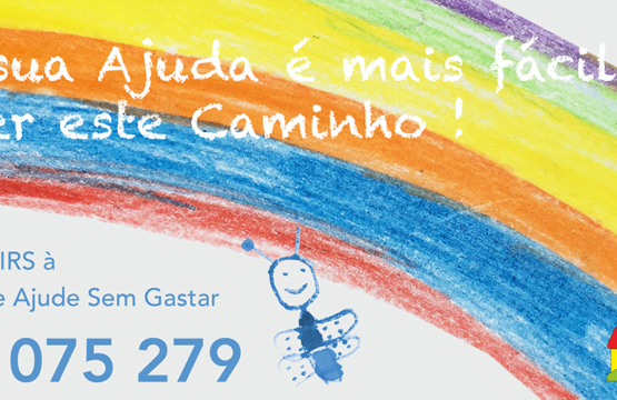 Ajude Sem Gastar consignando 0,5% do seu IRS
